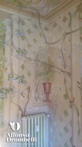 high mural decoration: tropical landscape