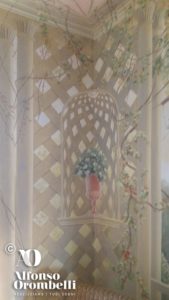high mural decoration: tropical landscape