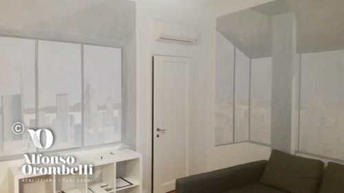 Pittura acrilica su muro