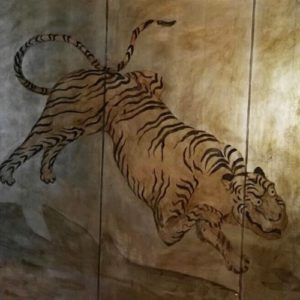 Decorazione murale: tigre orientale