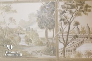 Alta Decorazione murale, elementi coloniali