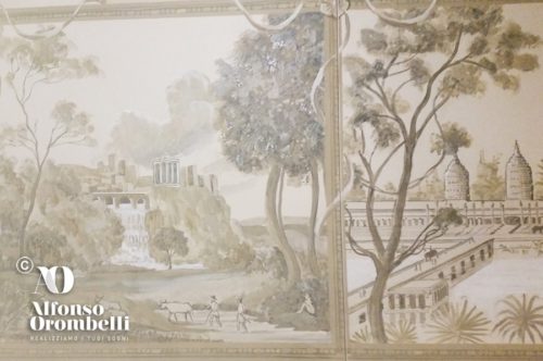 Alta Decorazione murale, elementi coloniali