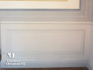 Alta decorazione d'interni stile impero