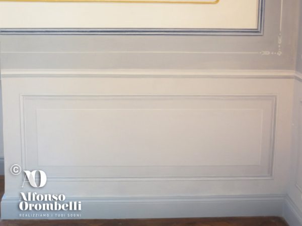 Alta decorazione d'interni stile impero
