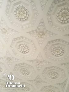 Alta decorazione murale: particolare soffitto