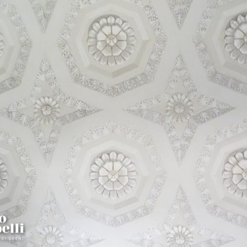 Cassettoni ottagonali decorazione murale