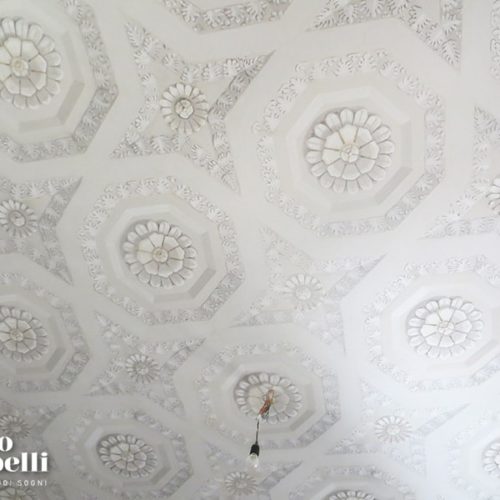 Decorazione murale cassettoni ottagonali