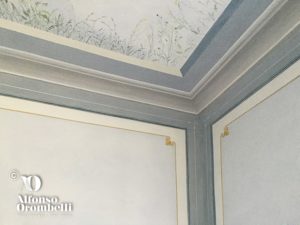 Decorazione murale: cornice dettaglio