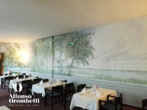 Alta Decorazione murale, sala ristorante