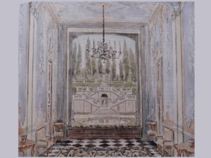 Acquarello decorazione murale: il progetto