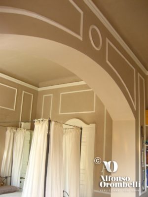 Decorazione murale beige