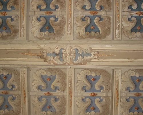 Mural Decoration cassettoni restauration