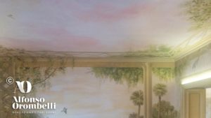 Paesaggio tropicale: alta decorazione murale